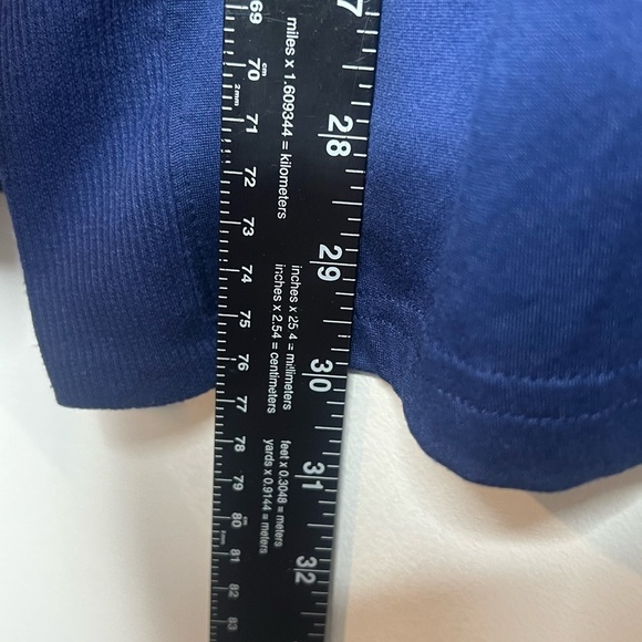 Muk Luks Cardigan Sweater Women's Medium Navy Blue knit Open long sleeve mukluks - Picture 6 of 7